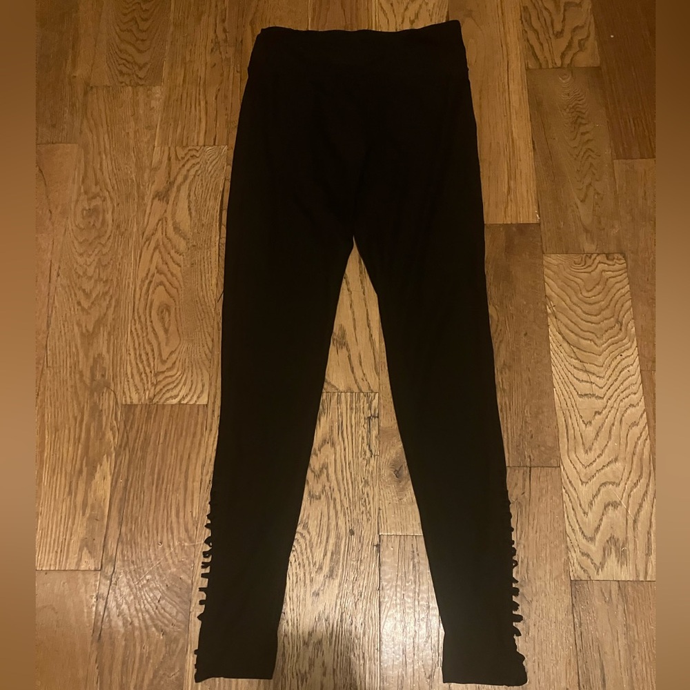 No Bo No Boundaries Leggings Black S/CH Small Size 3-5 Women's Stretch Yoga